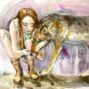 Напои меня водой. Девушка и ее волк.